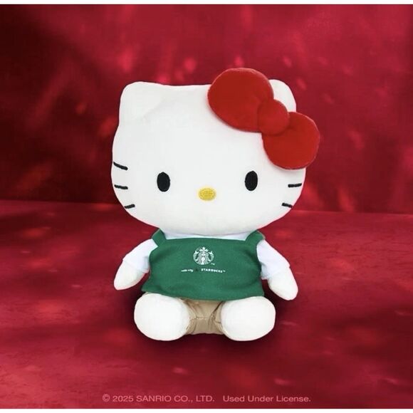 Starbucks Other - Hello Kitty Plush Special Edition Starbucks Collab Limited 2025 xHello New Rare